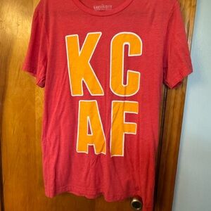 Red KC AF Short Sleeve Tee